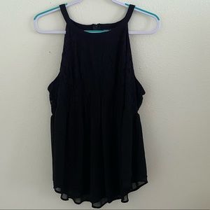 NWOT Black Torrid Tank Top Blouse Size 1